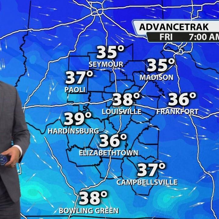 Bryce Jones' early Thursday morning forecast